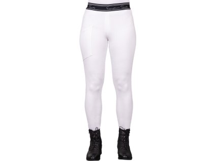 Riding tights Eden QHP, full grip, kids, white