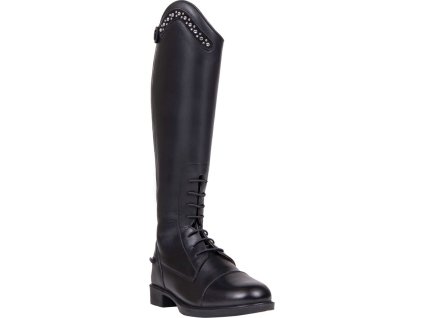 Riding Boots Jaimy Junior QHP, wide calf, black