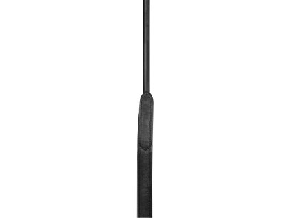 Waldhausen Leather Reins, round stitched, with hooks - black
