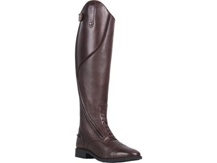Riding boot Tamar Junior QHP, wide calf, kids, brown