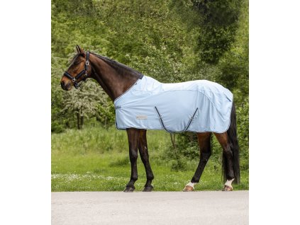 Rain-Fly sheet Protect Waldhausen, waterproof, without neck, light blue/night blue