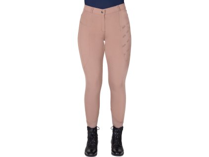 Breeches Summer Focus QHP, knee grip, women's, taupe