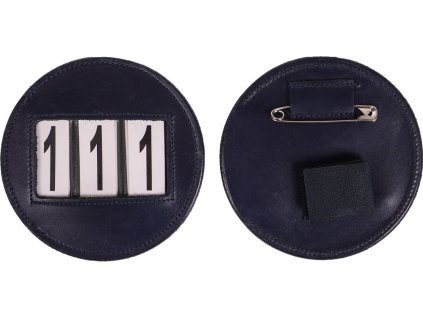 Number holder Modeste QHP, 1 pc, three-seater, round, navy