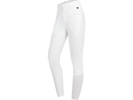 Breeches Mathilda Glam, with silicone, high waist, woman´s, white