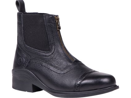 Leather jodhpur Jakarta QHP, kids, black