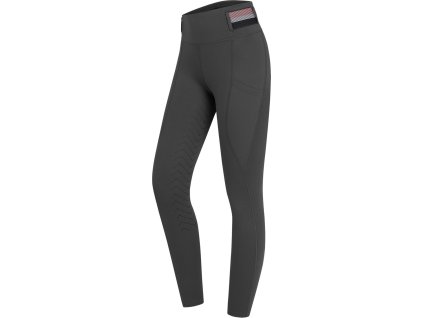 Riding leggings Nala ELT, with grip, women´s, asphalt