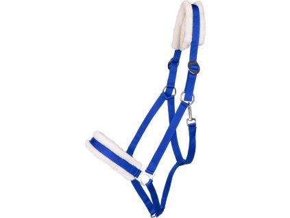 Head collar for draft horses Cali Q-essentials, cobalt blue