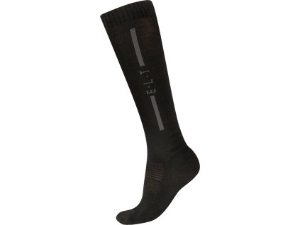 Merino riding socks ELT, unisex, pair, black
