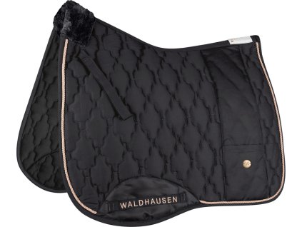 Modern Rosé Saddle Pad - black/gold