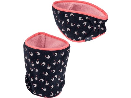 Lucky Lara Headband/Scarf Set, kids - night blue/Lucky Heart