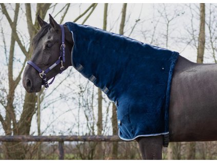 Neck part Fluff QHP, fleece, navy