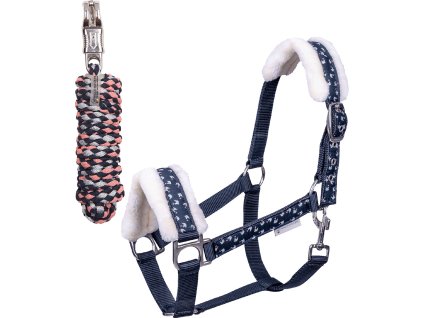 Lucky Halter Set - night blue/Lucky Heart