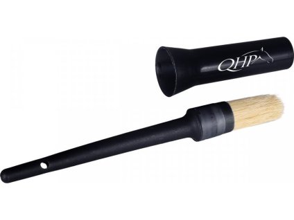 Hoof brush with holder Q-essentials, black