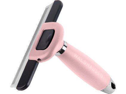 Deshedding Comb with gel handle, XL - linnea pink