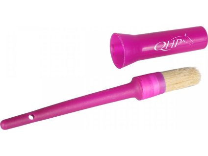 Hoof brush with holder Q-essentials, fuchsia