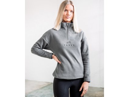 Molly Half-zip fleece Dark grey