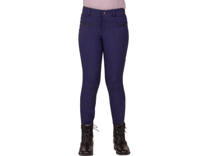 Breeches Rylee QHP, full grip, kids, navy