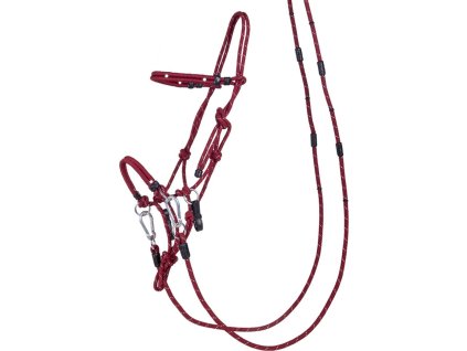 Rope halterset multifunctional QHP, burgundy