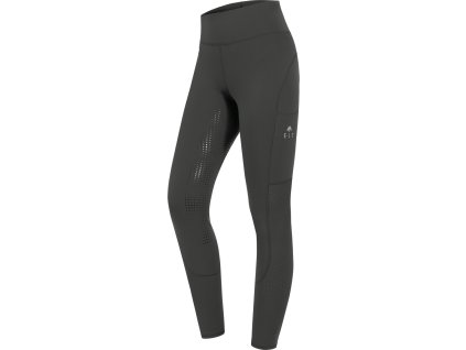 Leggings Hanna Mesh ELT, with silicone, high waist, woman´s, mud