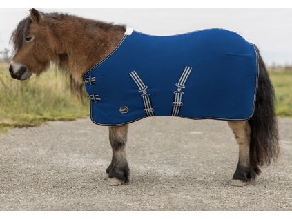 Fleece rug Shet QHP, blue