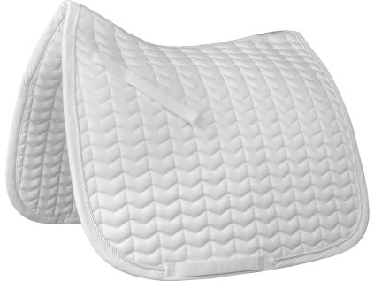 Classic saddle pad - white/white