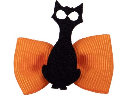 Show bows Halloween QHP, 10 pcs, cat