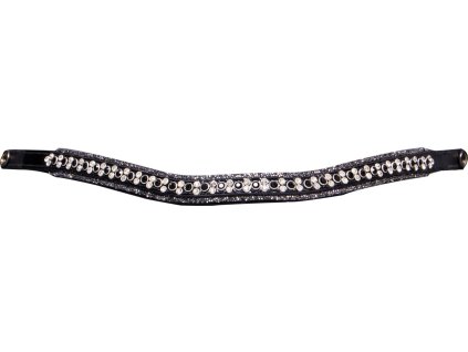 Browband Glitter PresTeq, black night
