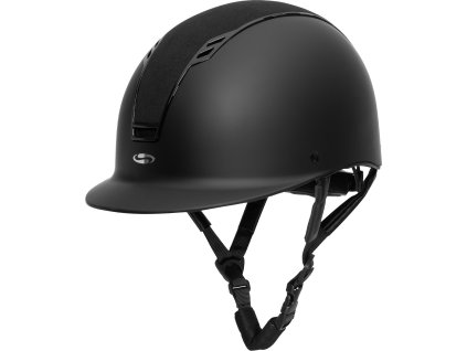 Riding Helmet SWING H22, black mat/velvet