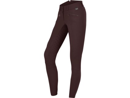 Breeches Hella ELT silicone full seat, high waist, woman, maroon