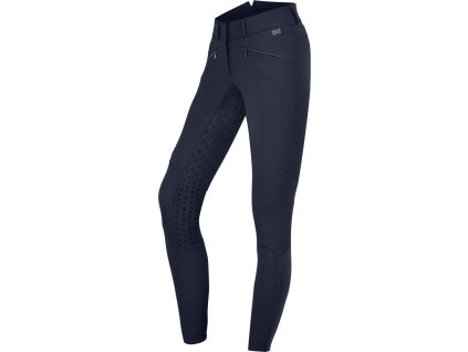 Breeches Hella ELT silicone full seat, high waist, woman, night blue