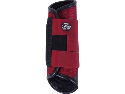 Eventing boots hind leg Technical QHP, pair, ruby