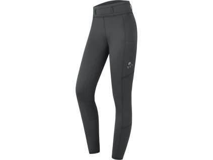 Ella Riding Leggings ELT, full grip, asphalt
