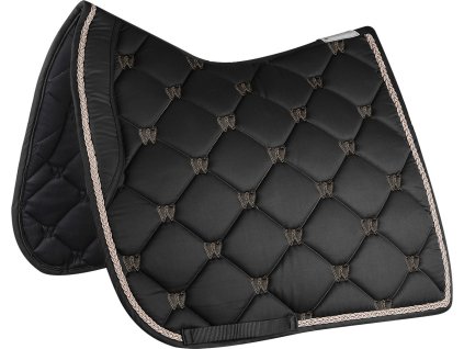 Valencia Saddle Pad - black/rosegold