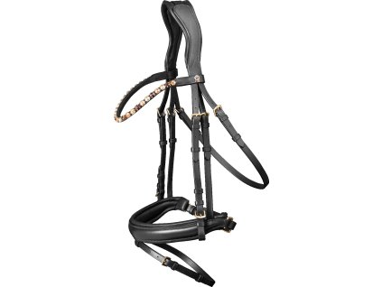 Bridle X-Line Goldheart Waldhausen, black