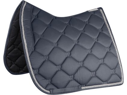 Valencia Saddle Pad - night blue/silver