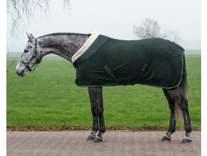 Fleece rug Brilliance QHP, deep forest