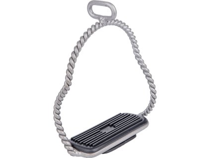 Twisted Icelandic Stirrups - silver plated