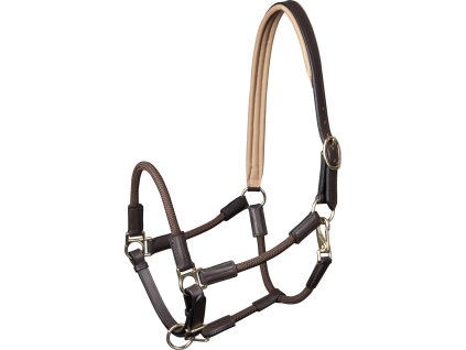 Nevada Halter - brown/gold