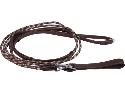 Draw rein biothane QHP, brown