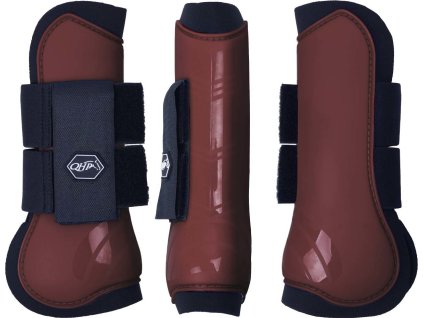 Tendon Boots QHP Front, Pair, Porto Red