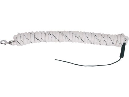 Groundwork lead rope QHP, 6,8 m/12 mm, white/dark green
