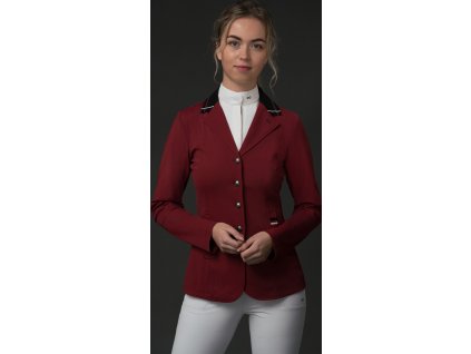 Competition jacket AmbitionFirst PresTeq, women's, burgundy