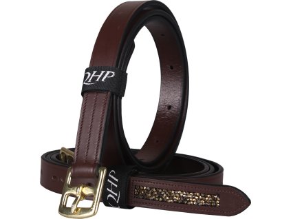 Stirrup leather Lupine QHP, 135/150 cm, brown/beige