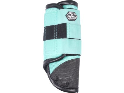 Eventing boots front leg Technical QHP, pair, mint green
