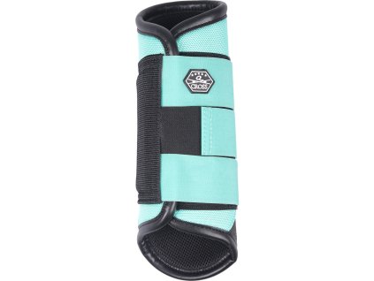 Eventing boots hind leg Technical QHP, pair, mint green