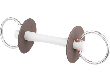beris Loose Ring Snaffle Bit with Comfort Bar thin, ring 6 cm - soft