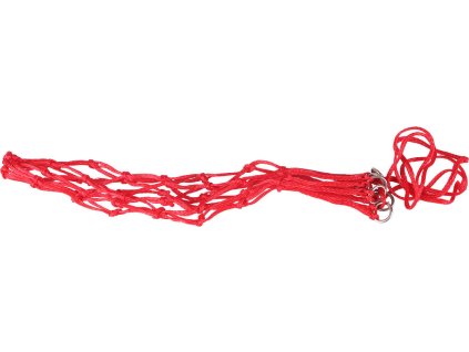 Mini hay net Q-essentials, 40x20 cm, mesh 5x5 cm, bright red