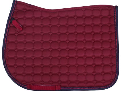 Saddle pad Florence QHP, burgundy