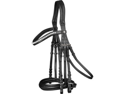 Bridle X-Line Double Supersoft Waldhausen, black