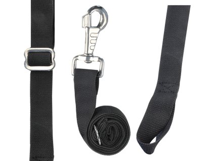 Elastic Leg Straps Waldhausen, adjustable, black